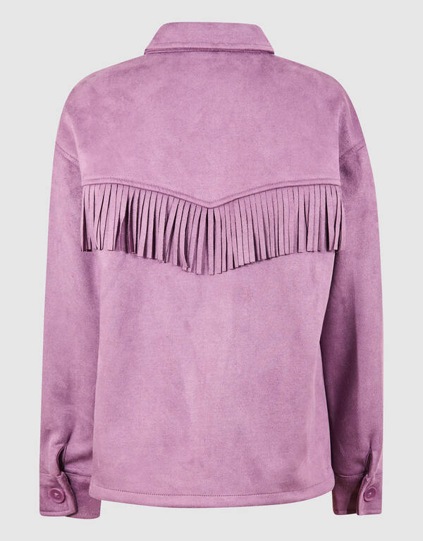 Suede Blouse Paars SHOEBY GIRLS