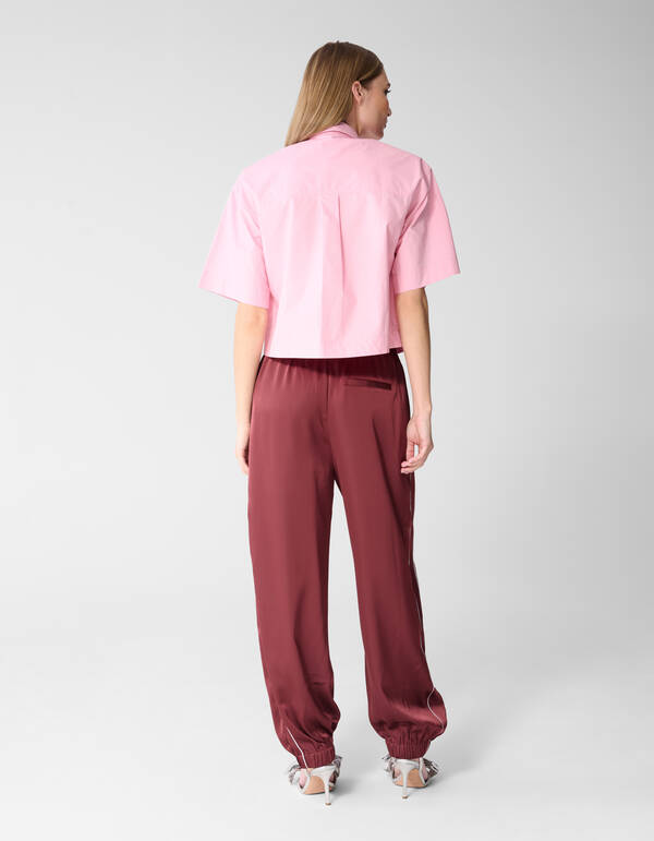 Oversized Stropdas Blouse Roze SHOEBY WOMEN