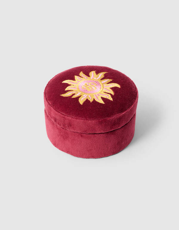 Velvet Sieraden Box Rood/Lichtroze SHOEBY ACCESSOIRES