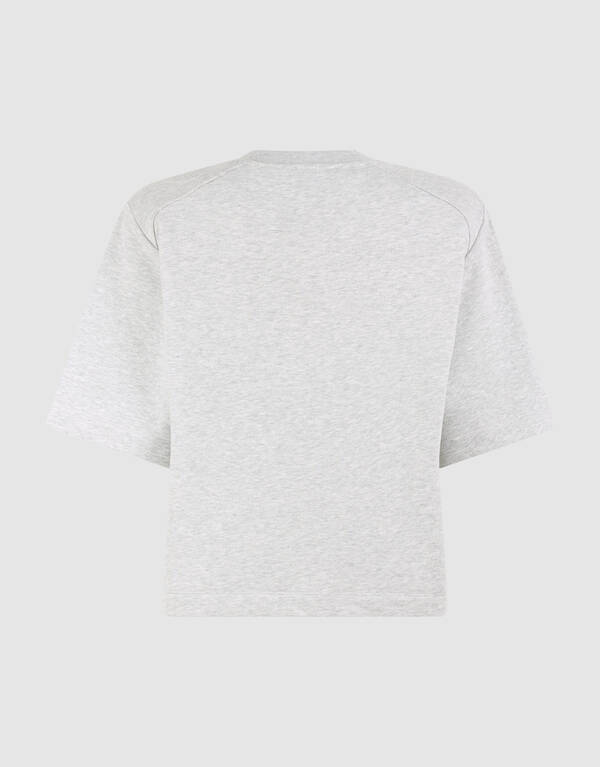 Oversized Sweat T-shirt Lichtgrijs SHOEBY WOMEN