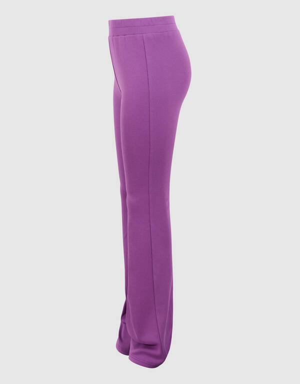 Rib Flared Legging Paars SHOEBY GIRLS