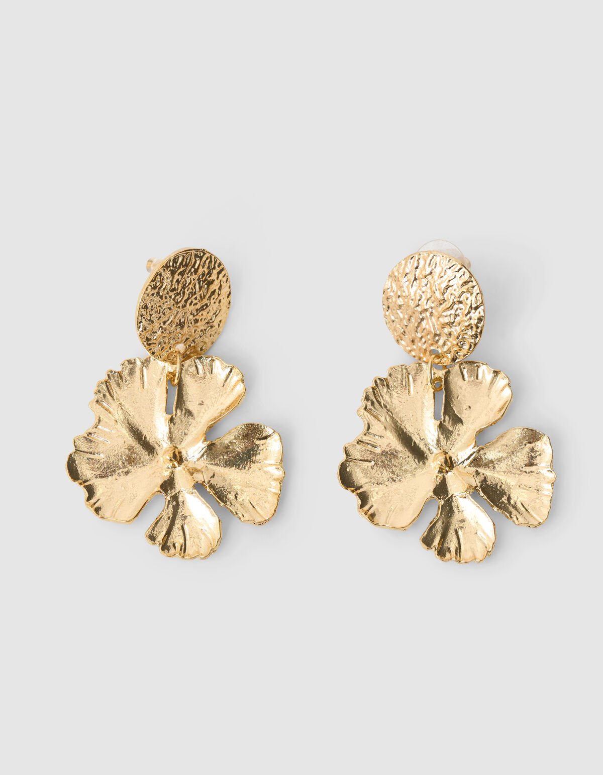 Hammerd Blad Oorbellen Goud SHOEBY ACCESSOIRES