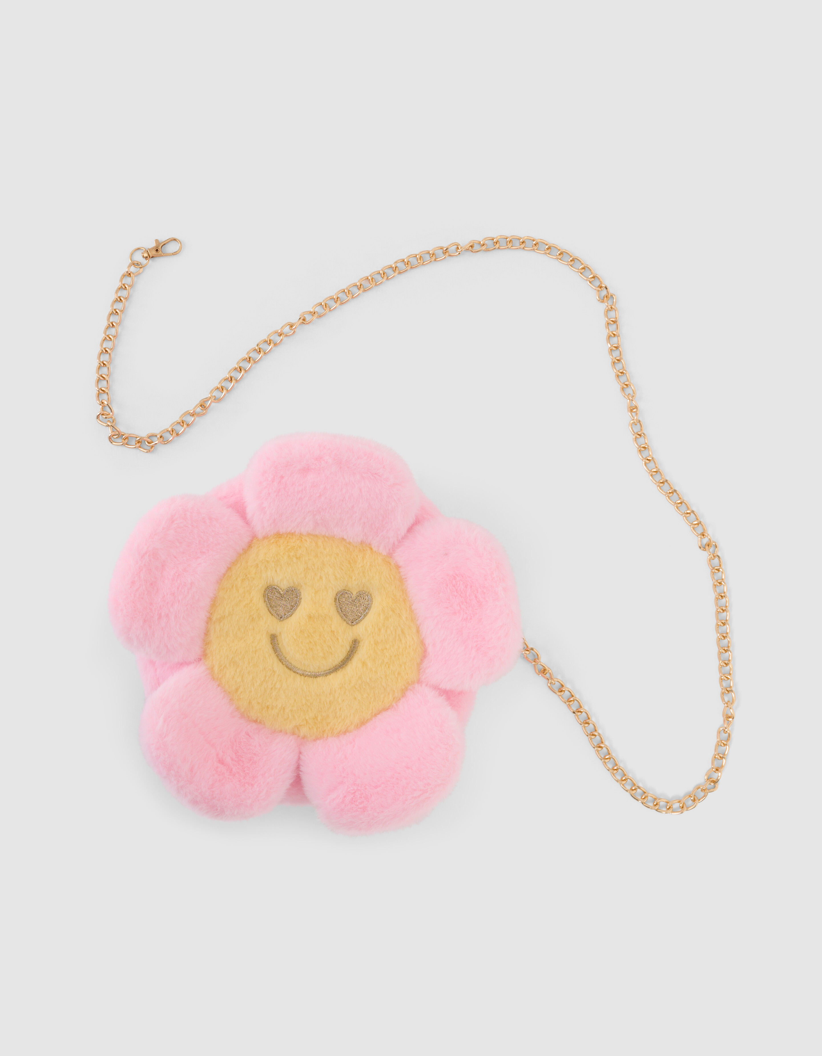 Fur Bloem Tas Lichtroze SHOEBY ACCESSOIRES