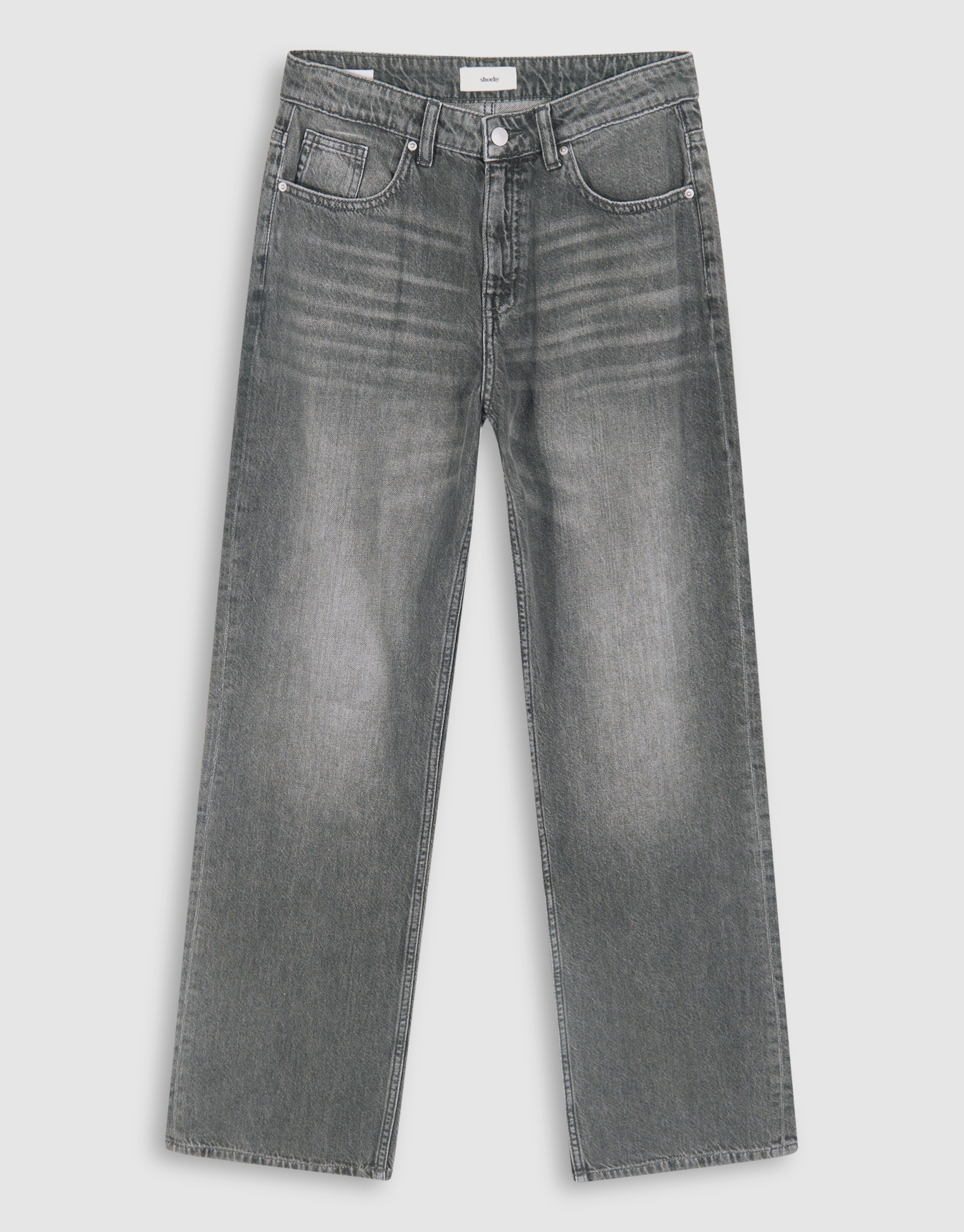 Soft Wide Leg Fit Jeans Grijs SHOEBY WOMEN