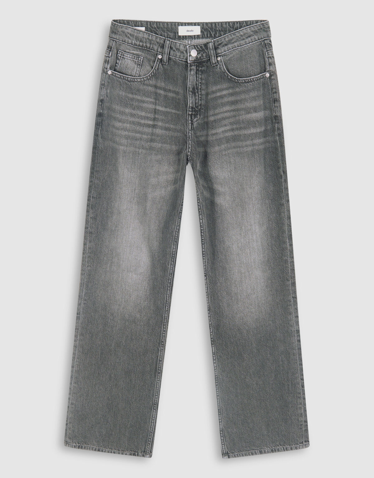 Soft Wide Leg Fit Jeans Grijs SHOEBY WOMEN