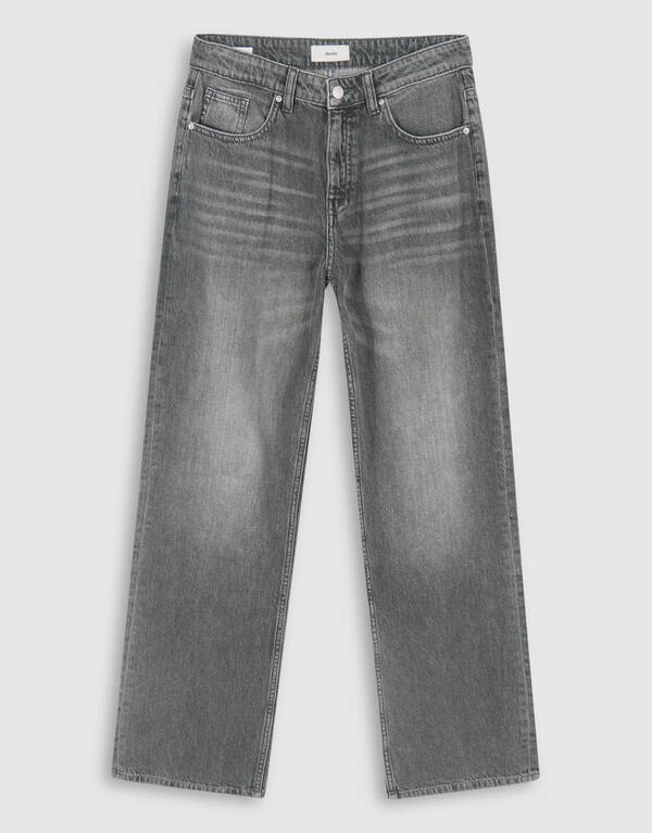 Soft Wide Leg Fit Jeans Grijs SHOEBY WOMEN