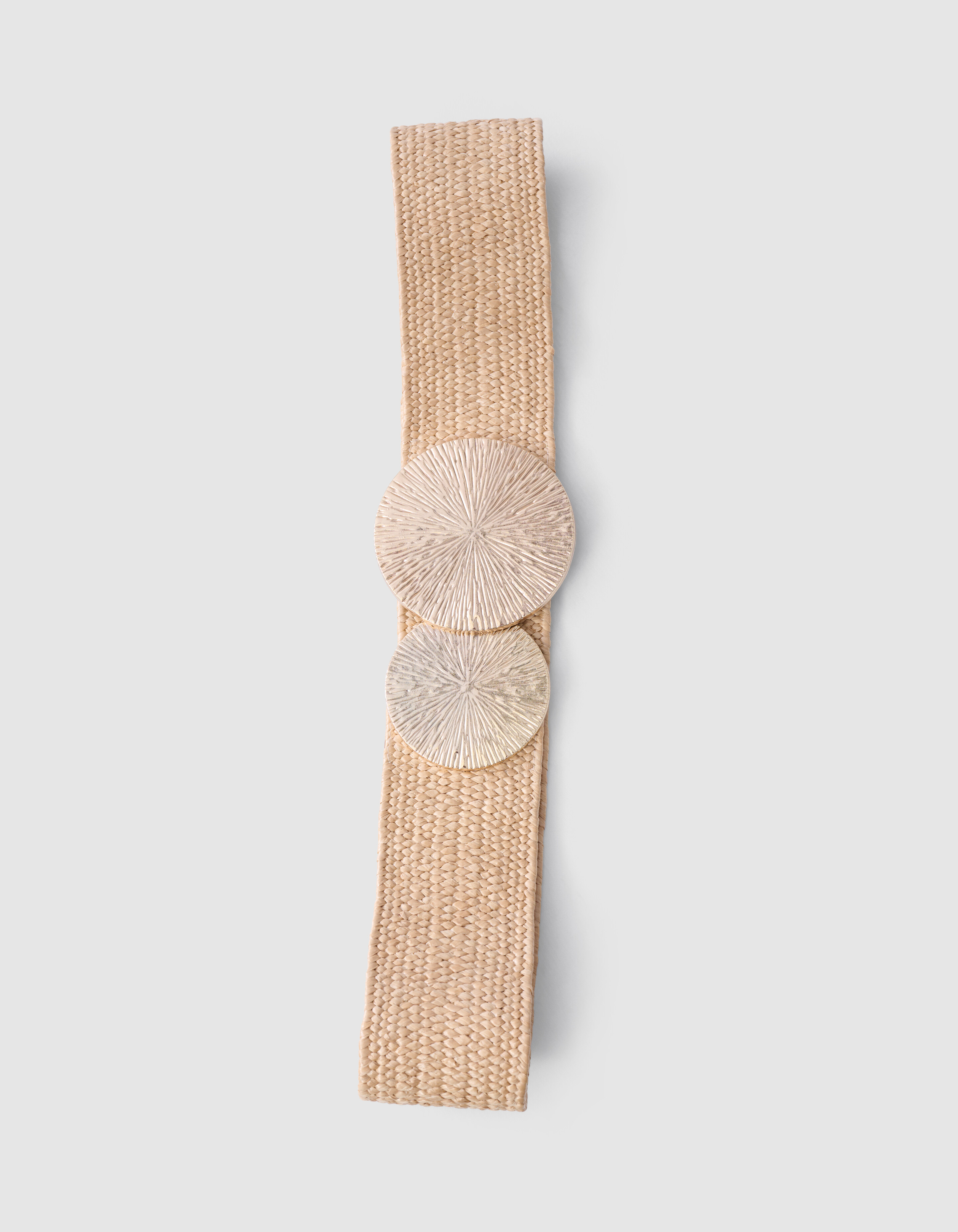 Gevlochten Riem Beige SHOEBY ACCESSOIRES