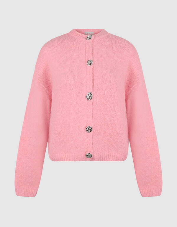 Fancy Button Vest Lichtroze SHOEBY WOMEN