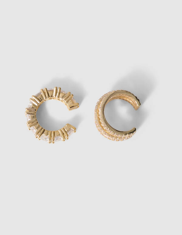 Strass Earcuff Set Goud SHOEBY ACCESSOIRES