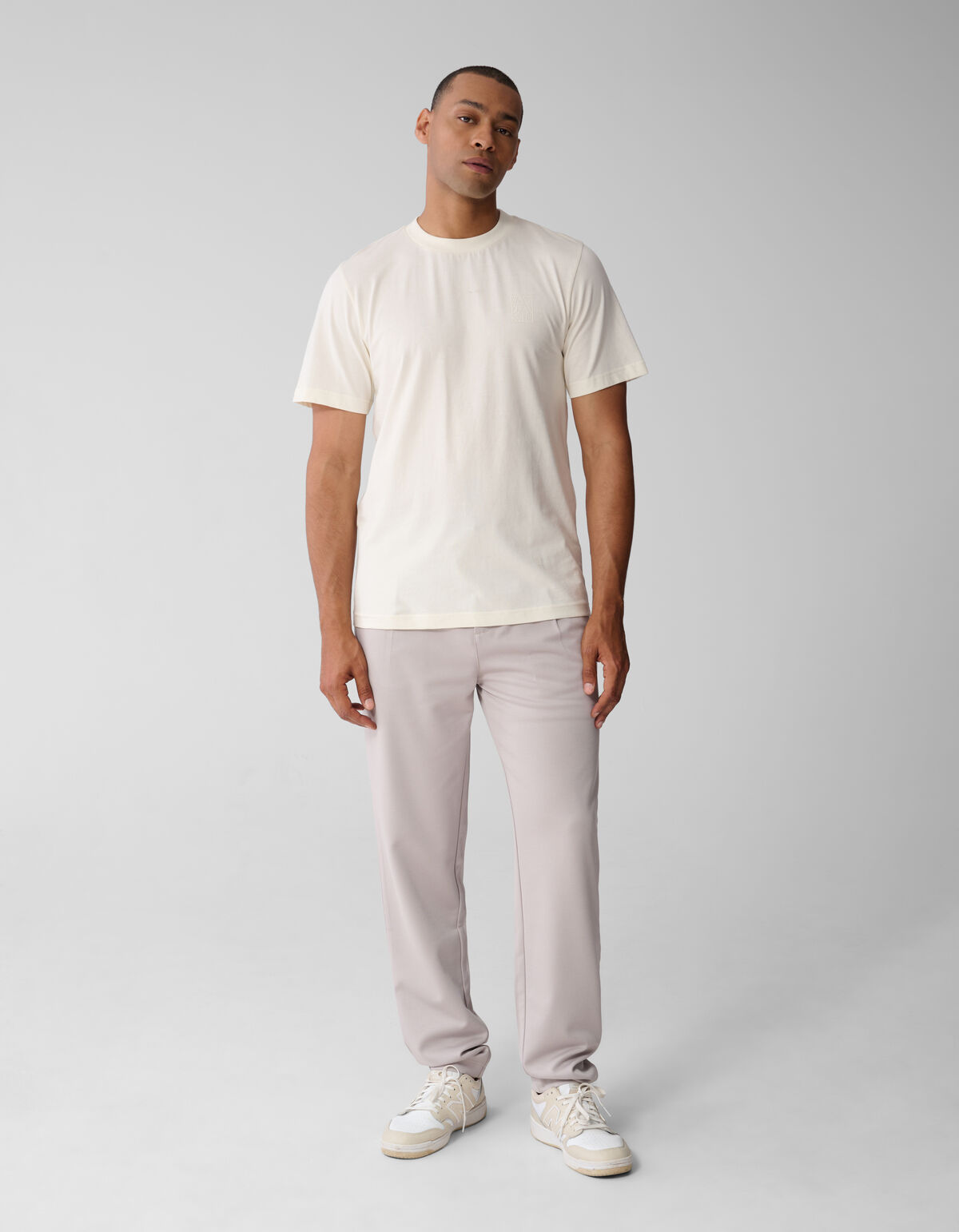 Art Artwork T-shirt Gebroken Wit SHOEBY MEN