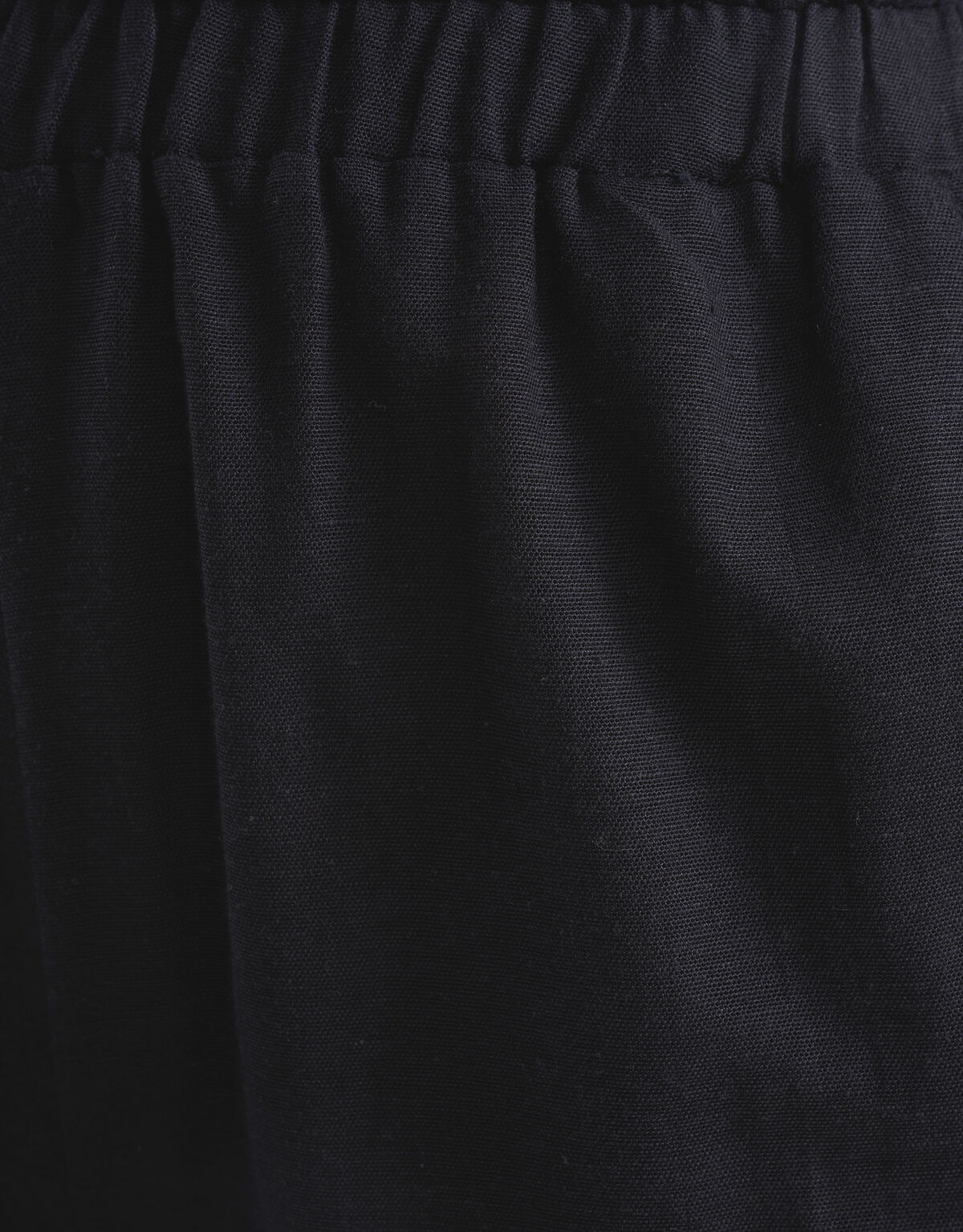 Linnen One Shoulder Jumpsuit Zwart SHOEBY WOMEN