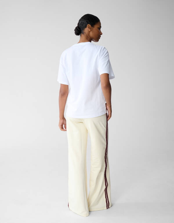 Oversized Le Citron Artwork T-shirt Wit SHOEBY WOMEN
