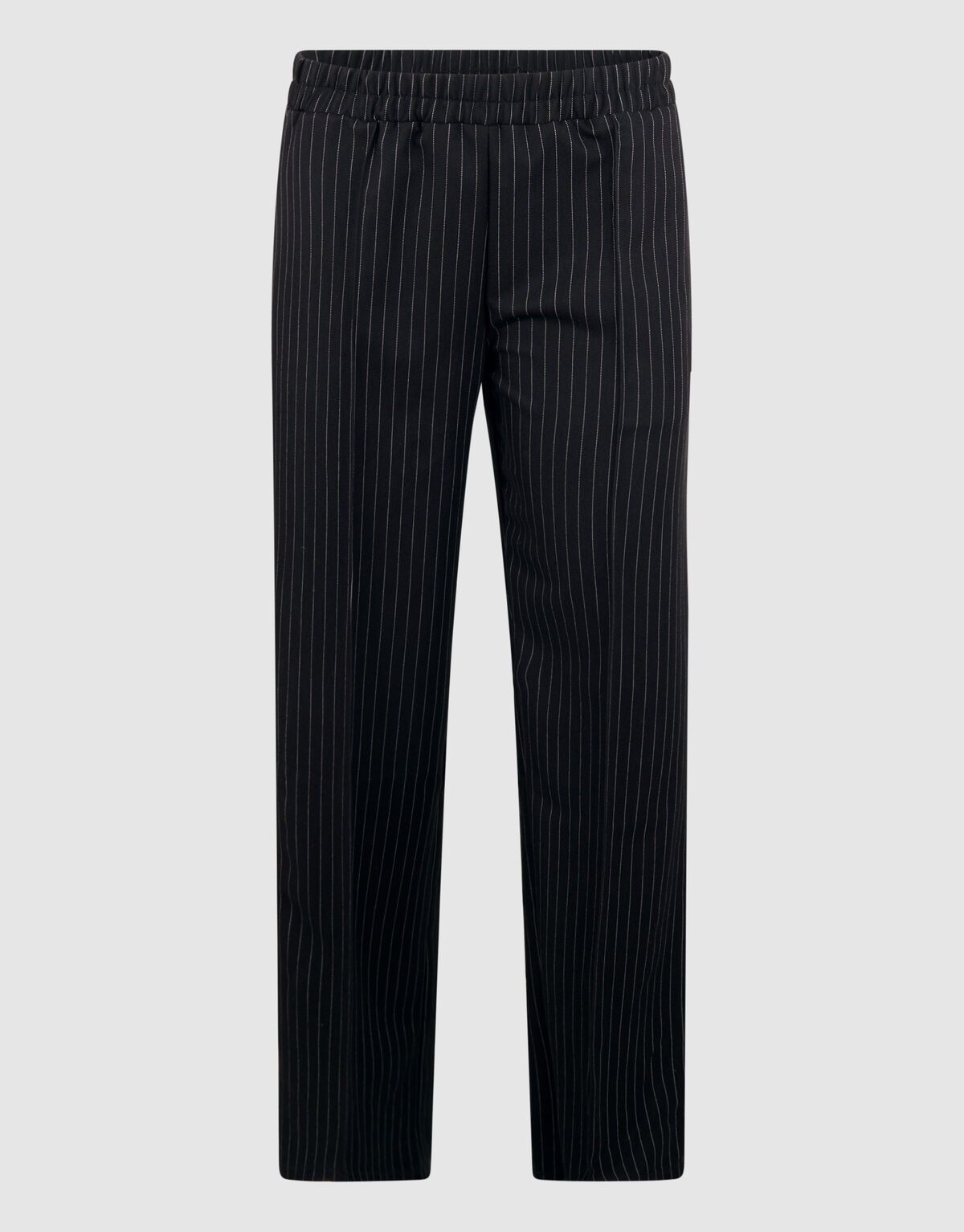 Pinstripe Wide Leg Broek Zwart SHOEBY WOMEN