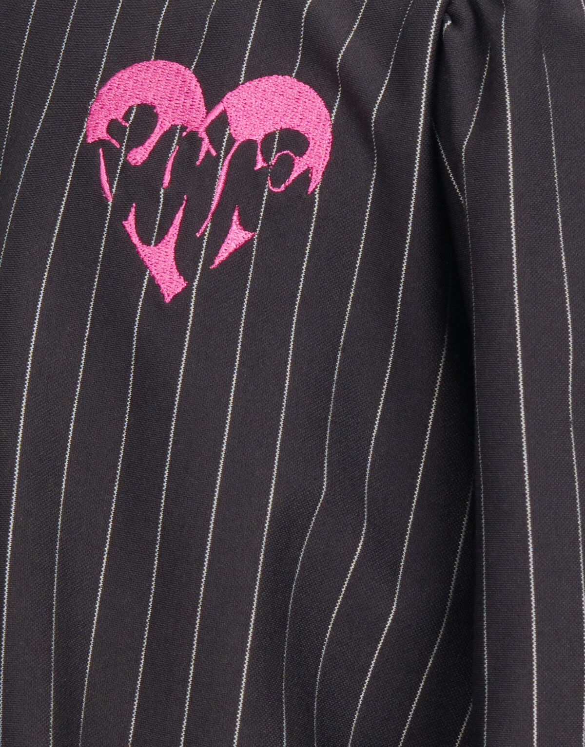 Pinstripe Jurk Donkergrijs SHOEBY GIRLS