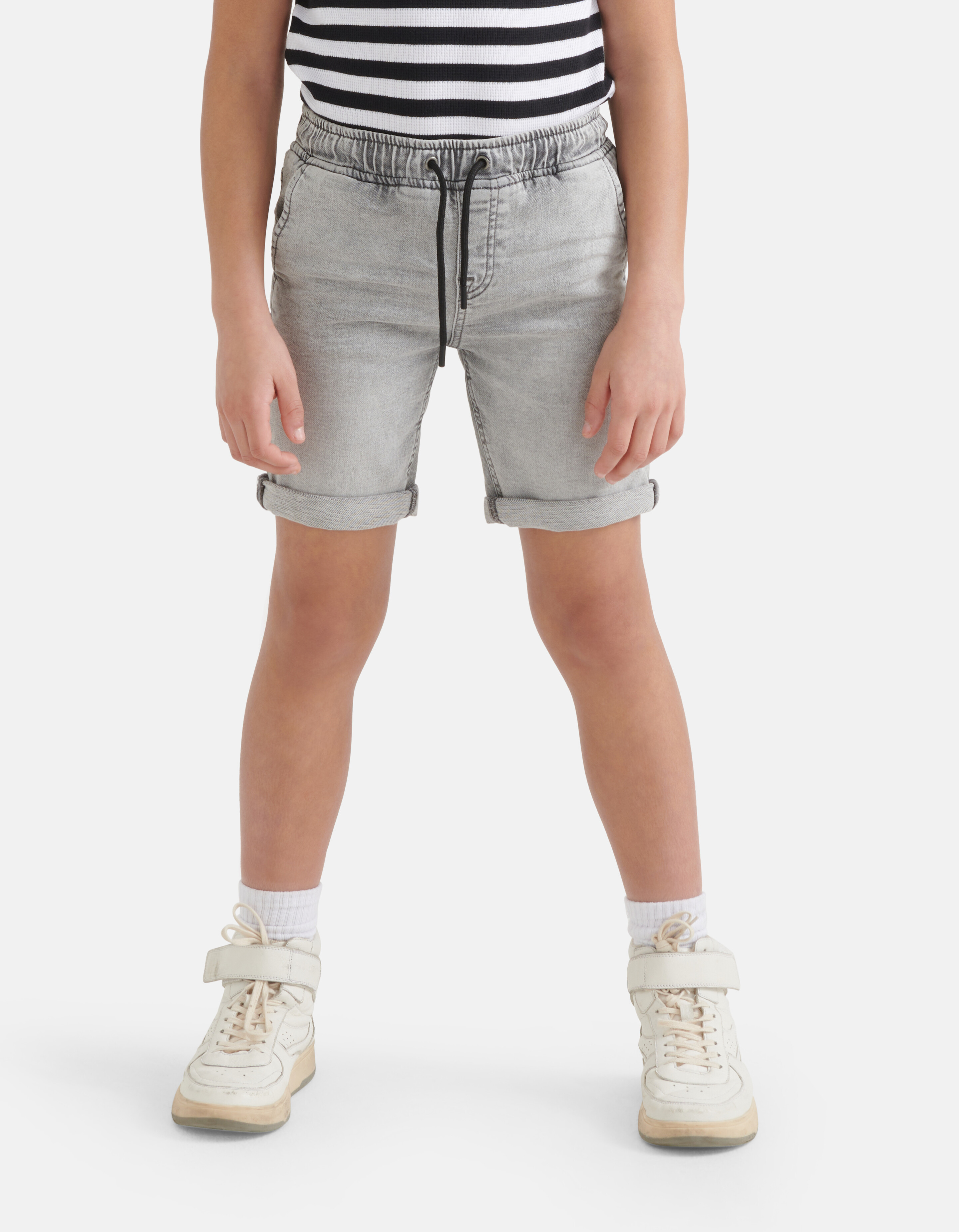 Drawstring Jog Short Lichtgrijs SHOEBY BOYS