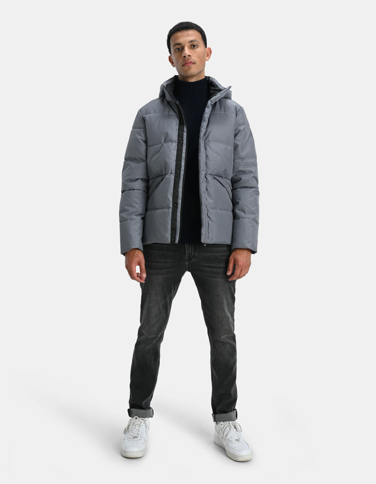 Check Puffer Jas SHOEBY MEN
