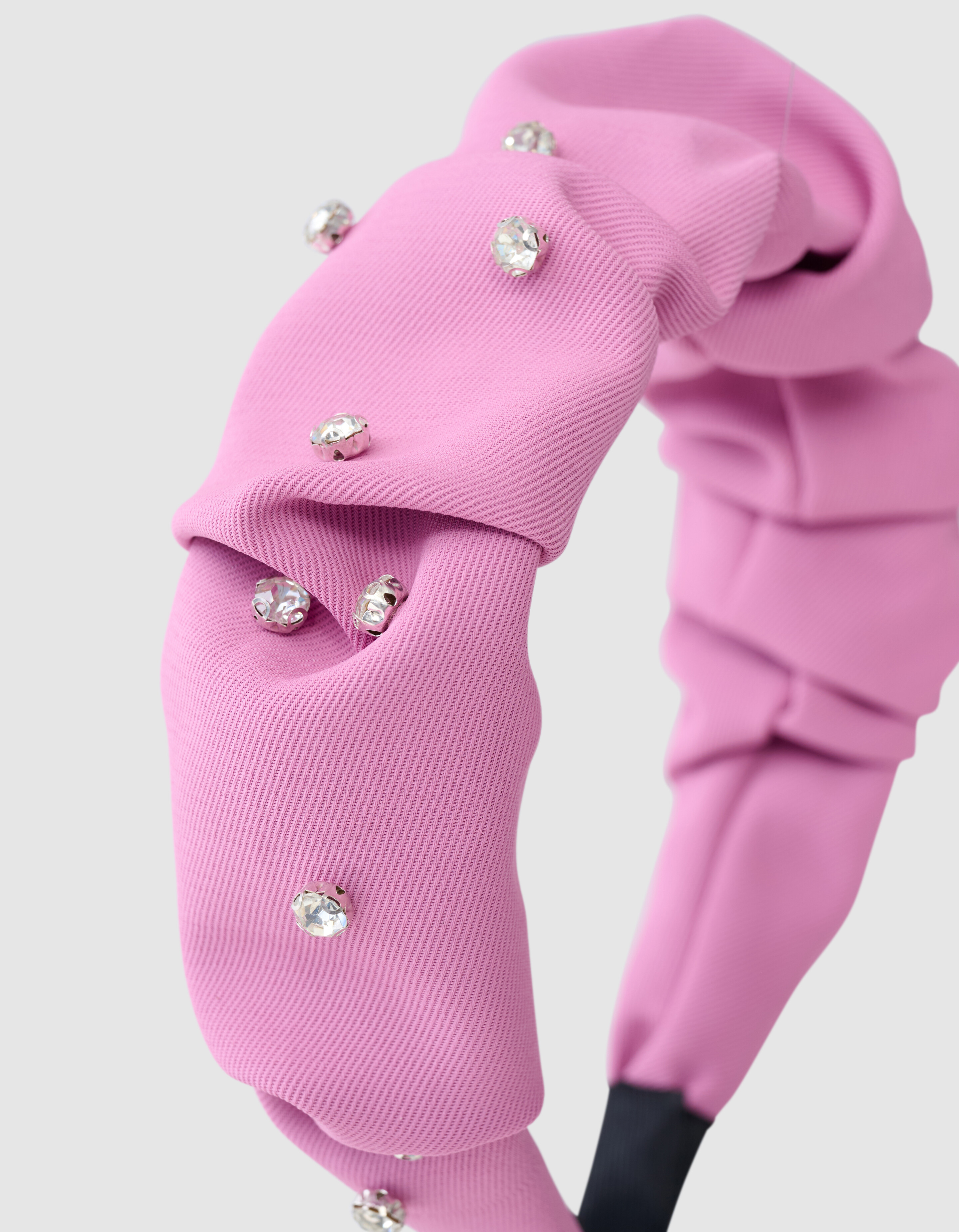 Strass Scrunched Haarband Roze SHOEBY ACCESSOIRES