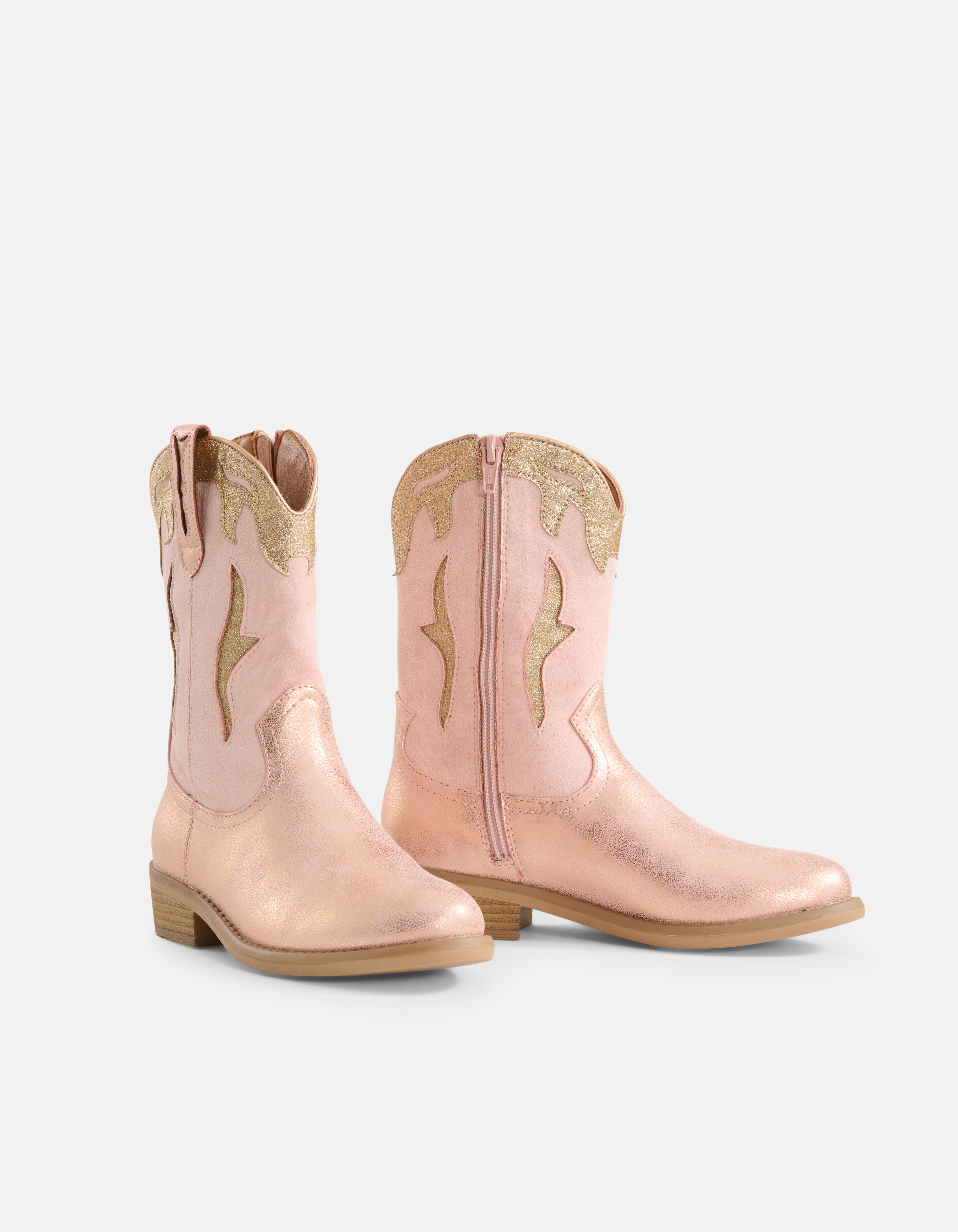 Western Laars Roze SHOEBY SHOES