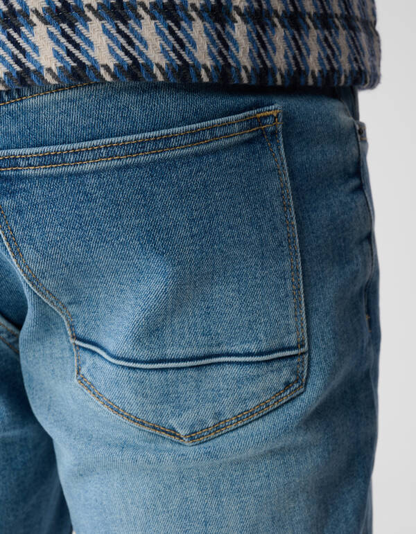 Straight Fit Jeans Blauw L32 SHOEBY MEN
