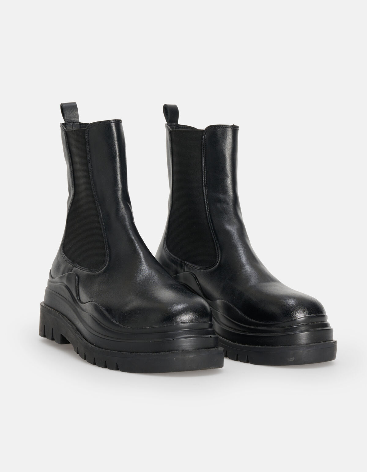 Golvende Chelsea Laarzen Zwart SHOEBY SHOES
