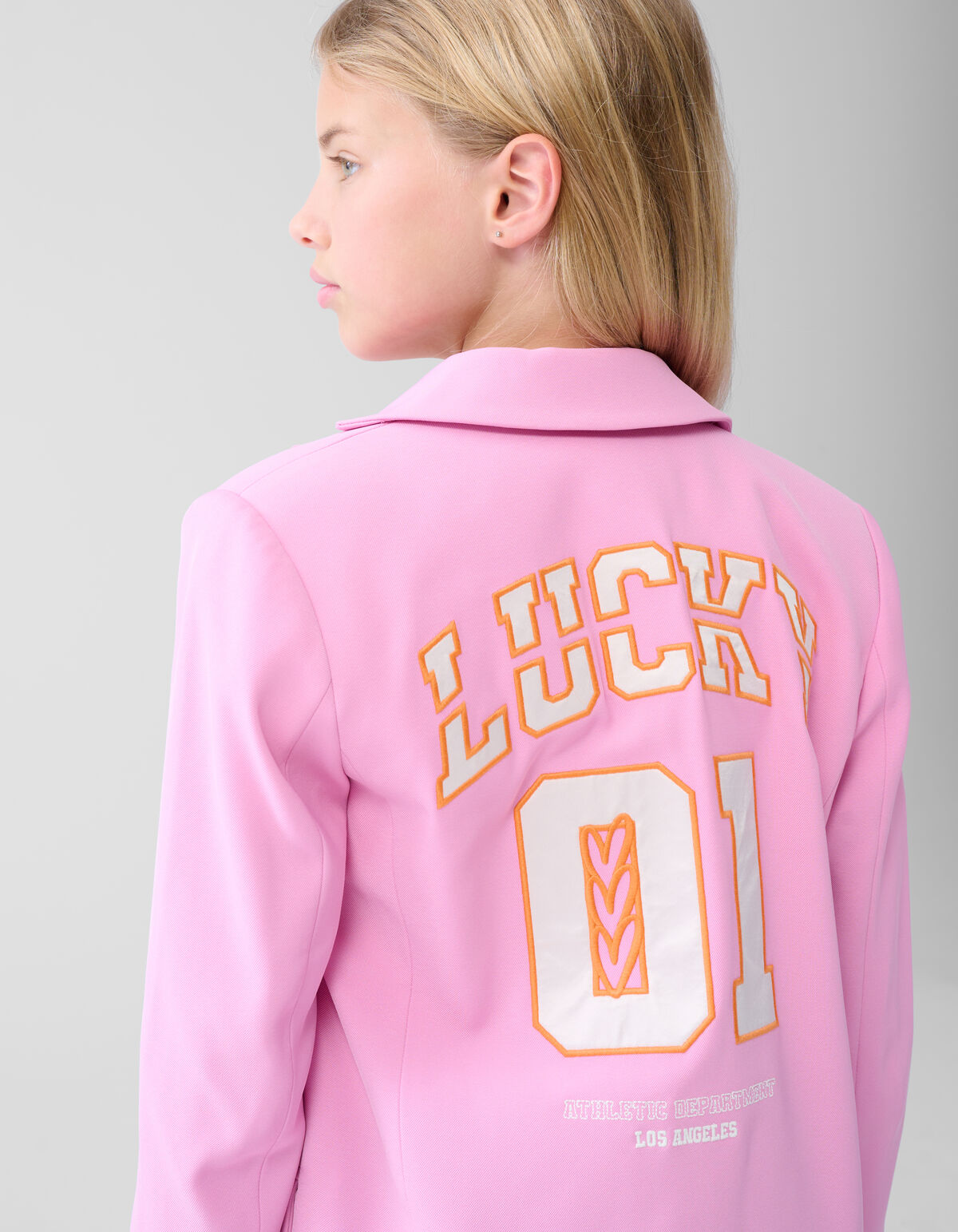 Varsity Blazer Lichtroze SHOEBY GIRLS