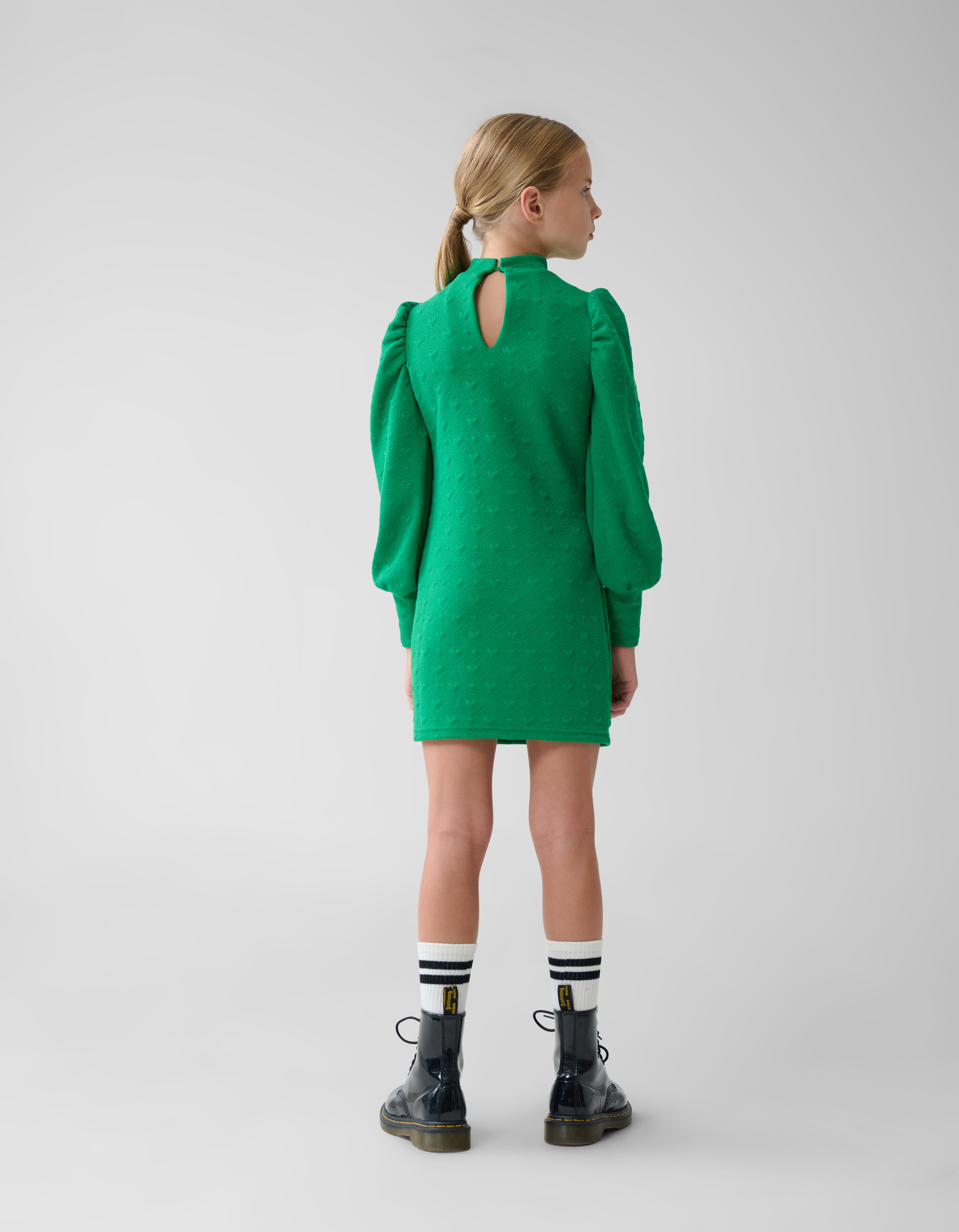 Structuur Jurk Groen SHOEBY GIRLS