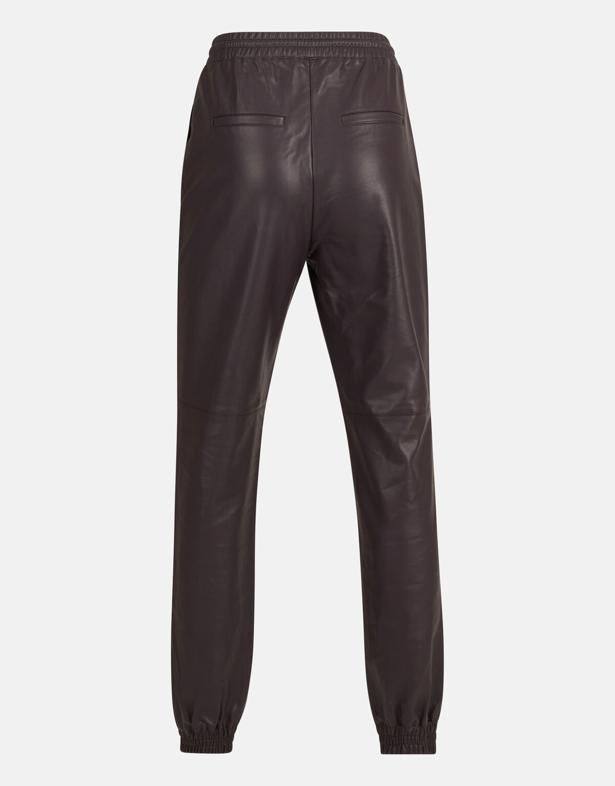 Vegan Leren Broek Bruin EKSEPT