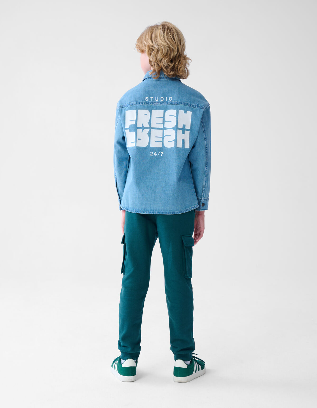 Denim Overhemd Blauw SHOEBY BOYS