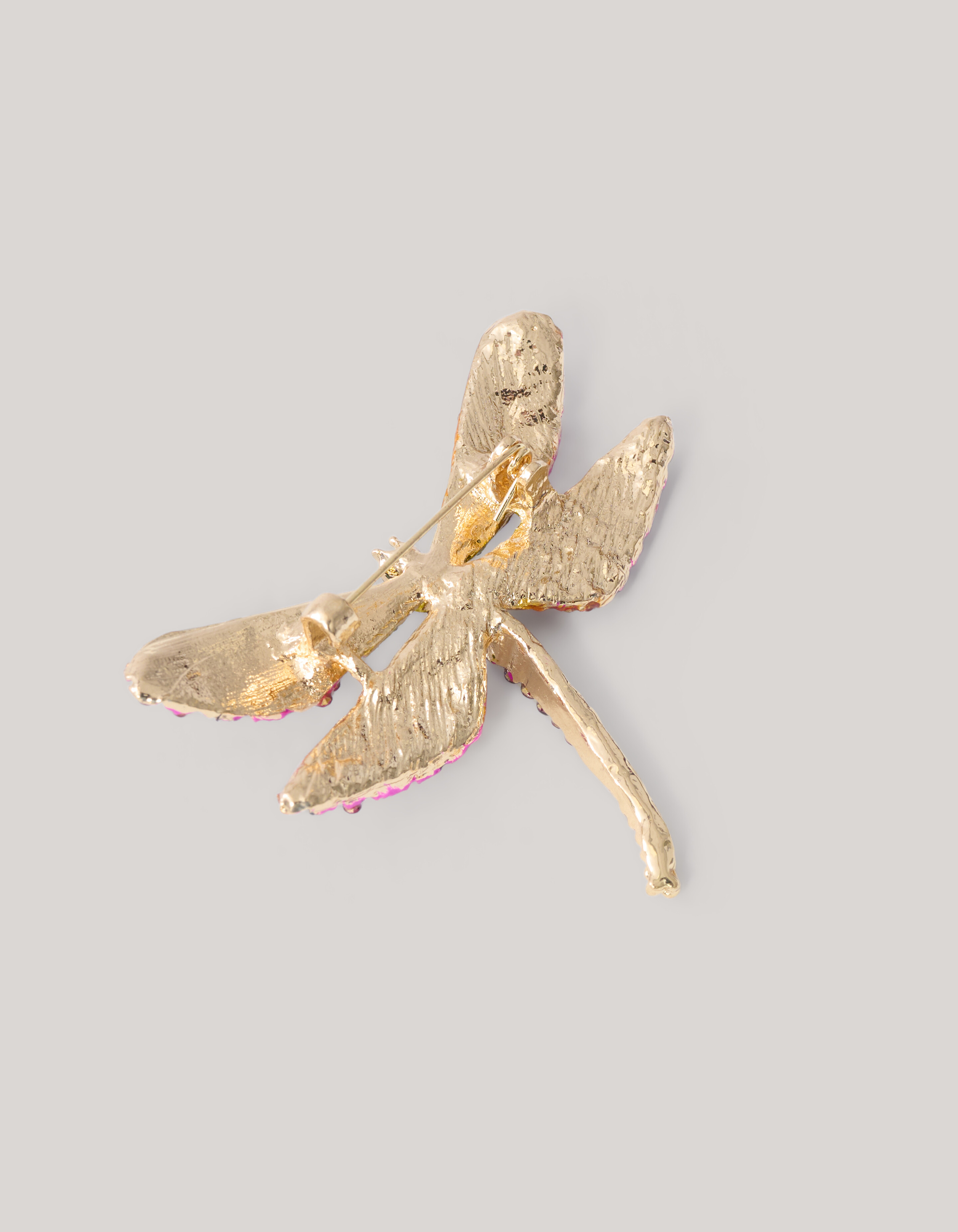 Strass Libelle Broche Roze SHOEBY ACCESSOIRES