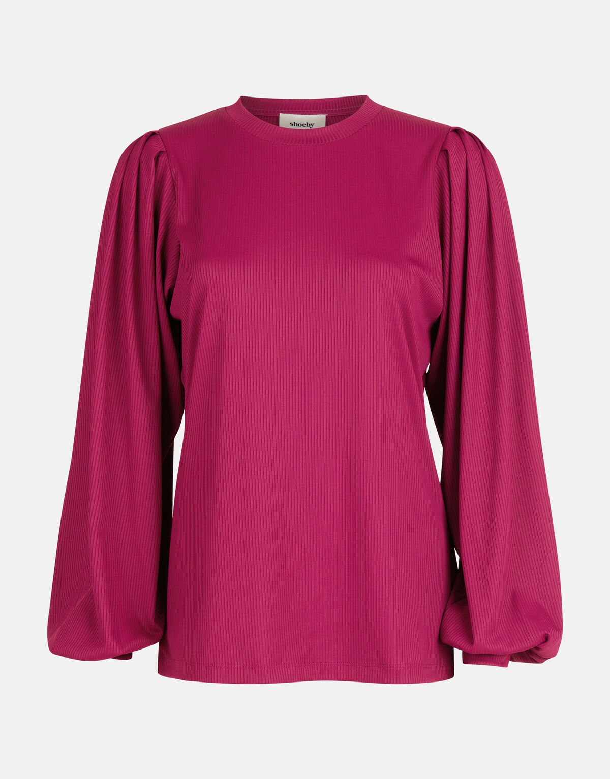 Rib Jersey Lange Mouwen Paars SHOEBY WOMEN