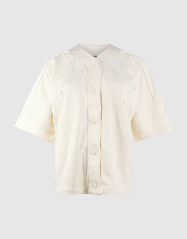 Mesh Piping Jack Gebroken Wit SHOEBY WOMEN