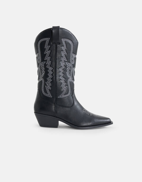 Western Laars Zwart SHOEBY SHOES