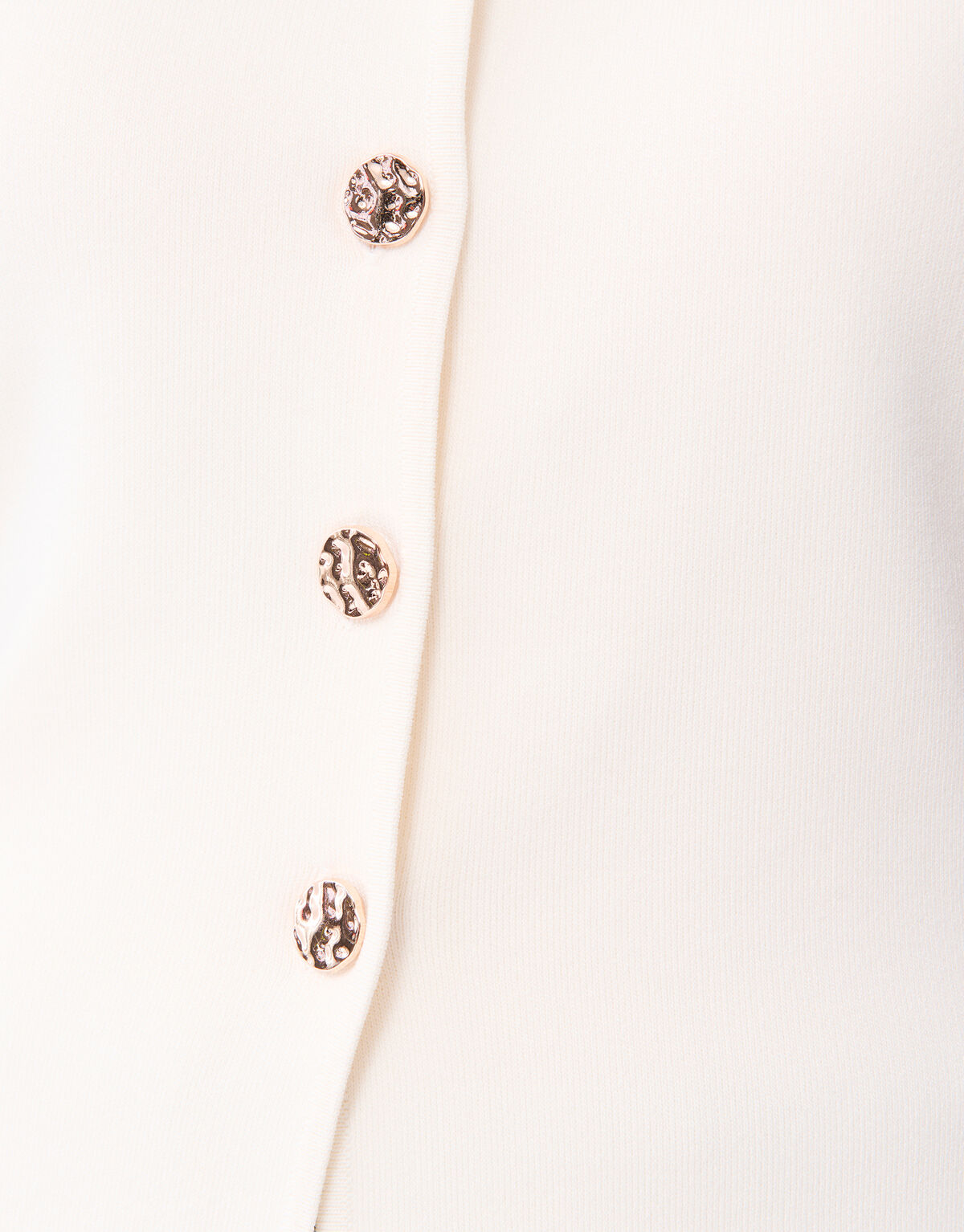 Knit Zandloper Gilet Gebroken Wit SHOEBY WOMEN