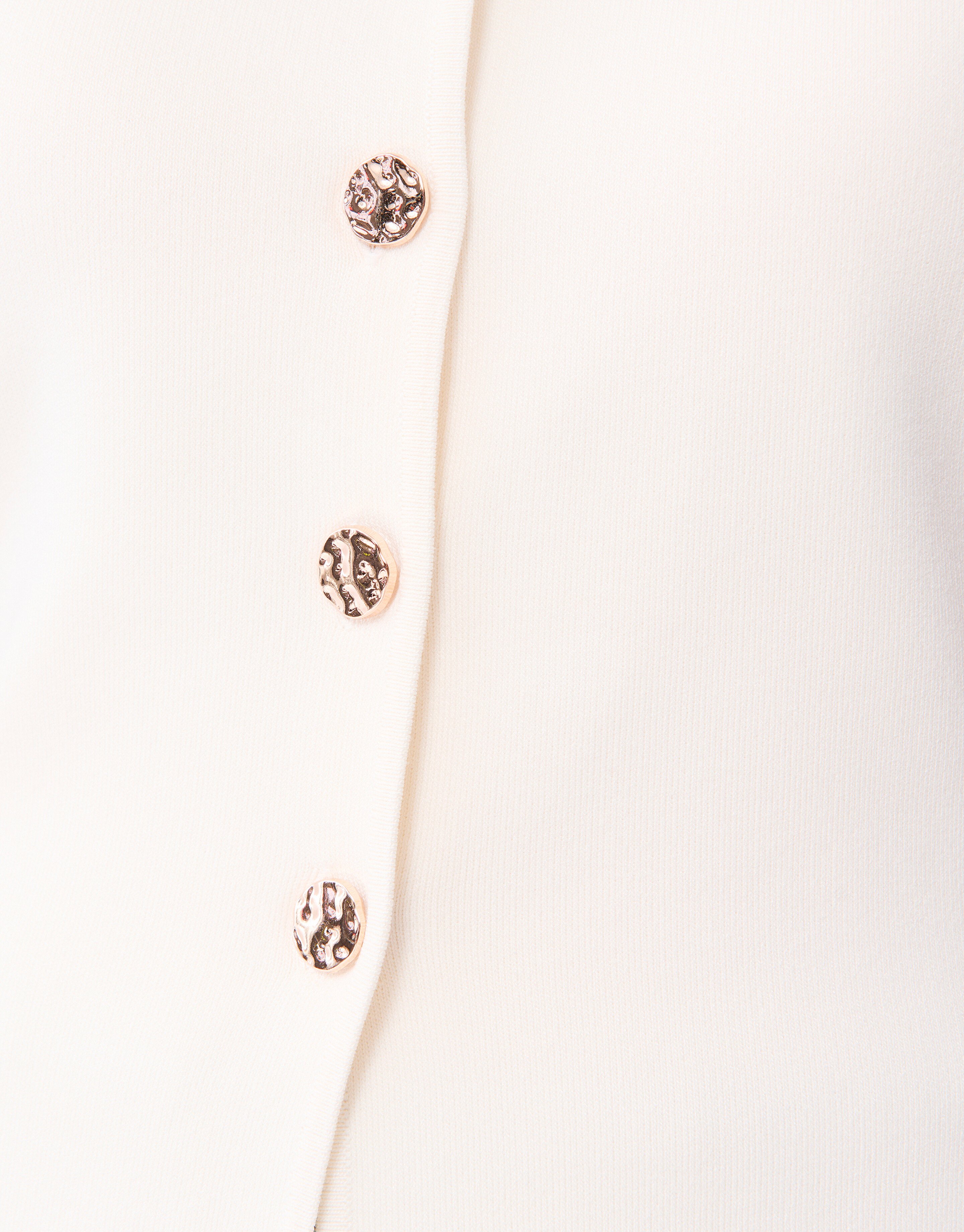 Knit Zandloper Gilet Gebroken Wit SHOEBY WOMEN