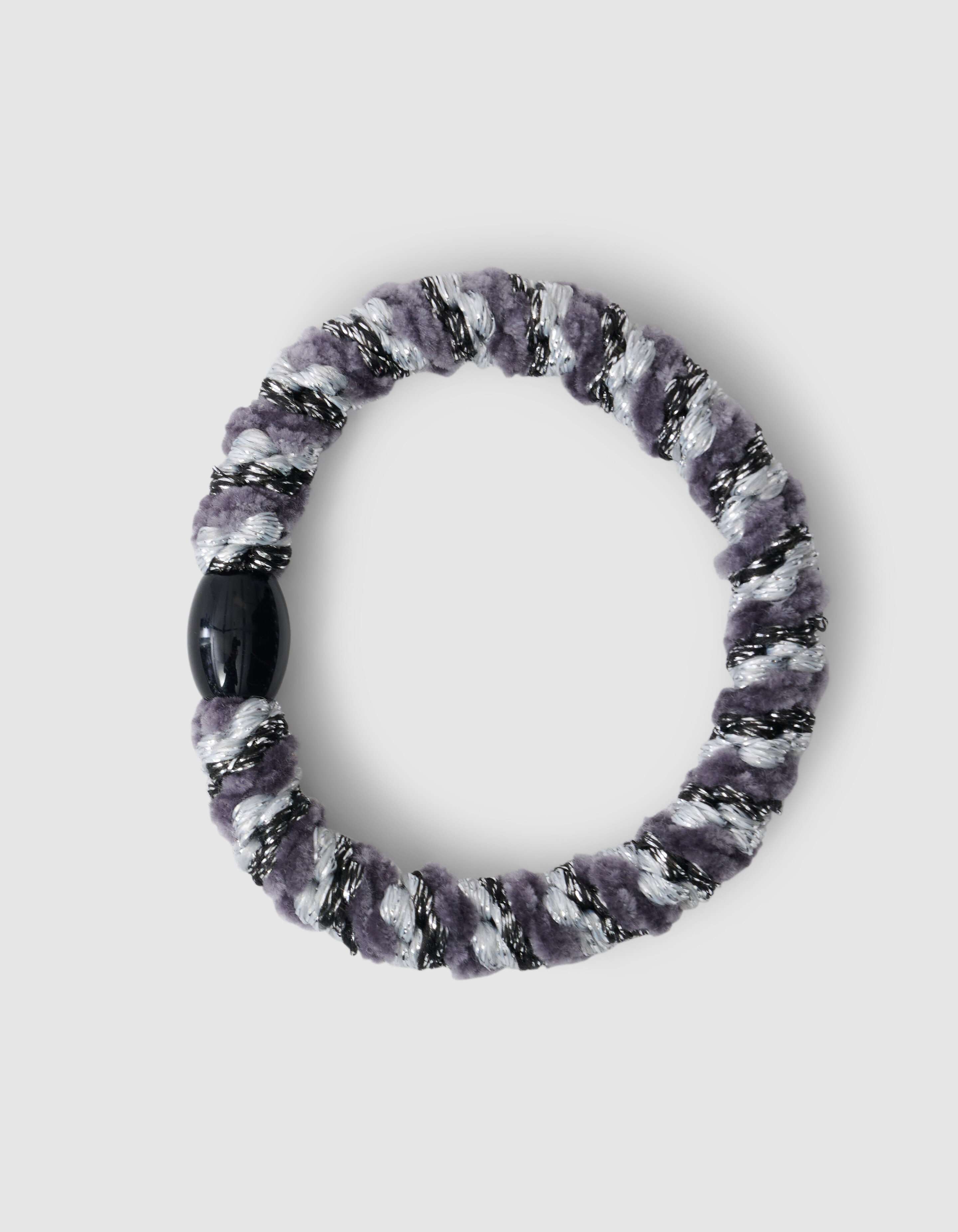 Lurex Haarelastiek Grijs SHOEBY ACCESSOIRES