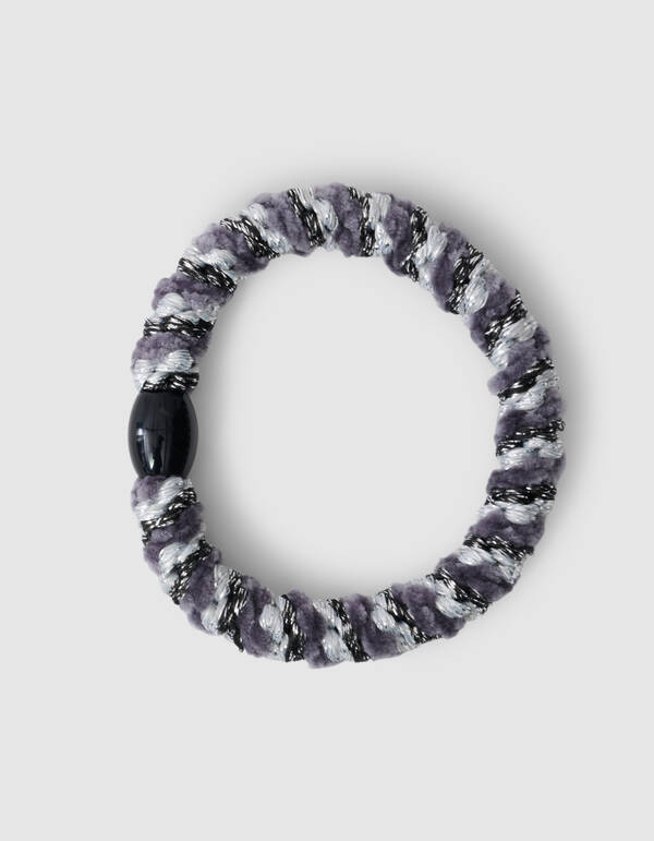 Lurex Haarelastiek Grijs SHOEBY ACCESSOIRES