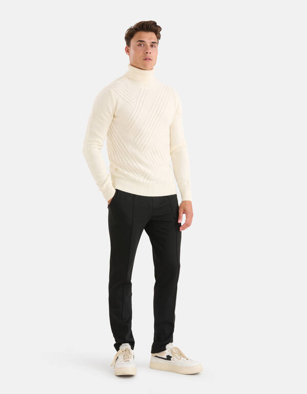 Tricot Broek Zwart SHOEBY MEN