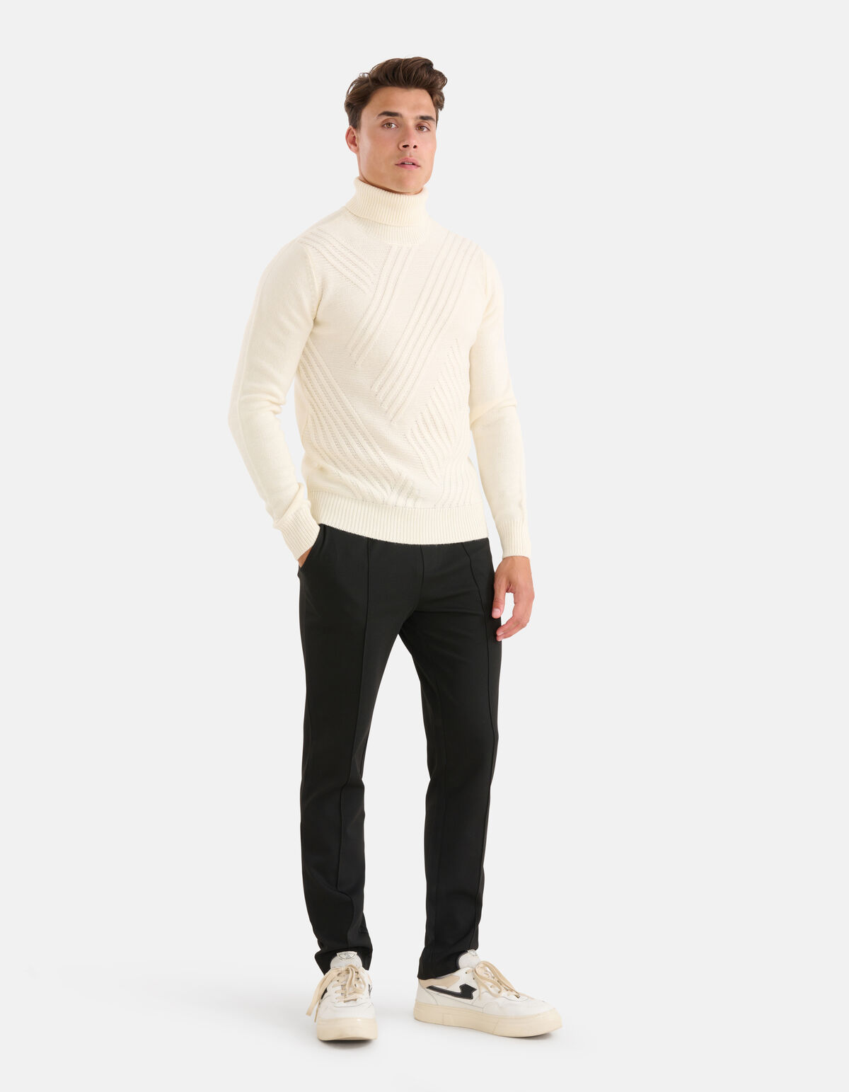 Tricot Broek Zwart SHOEBY MEN