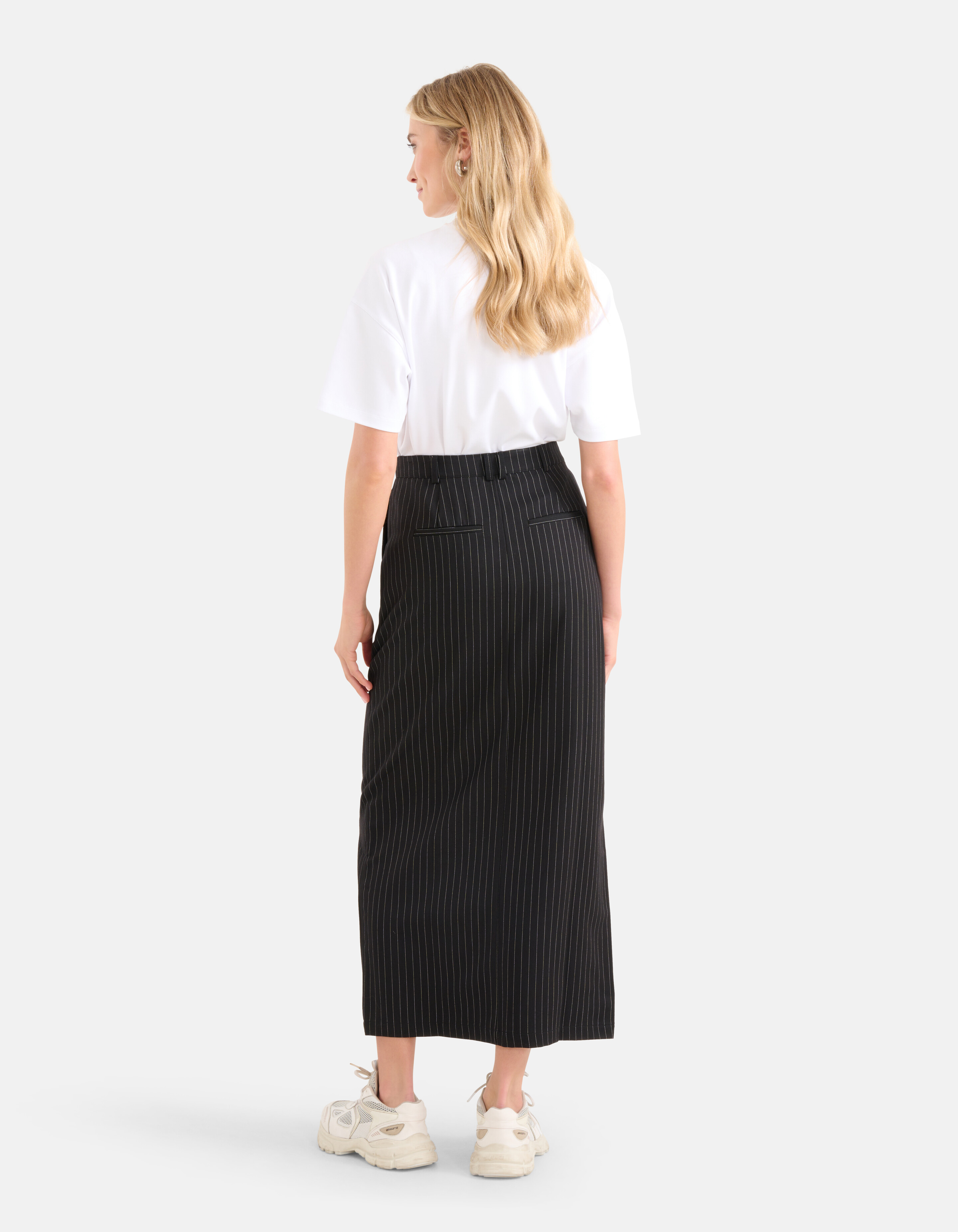 Pinstripe Rok Zwart SHOEBY WOMEN