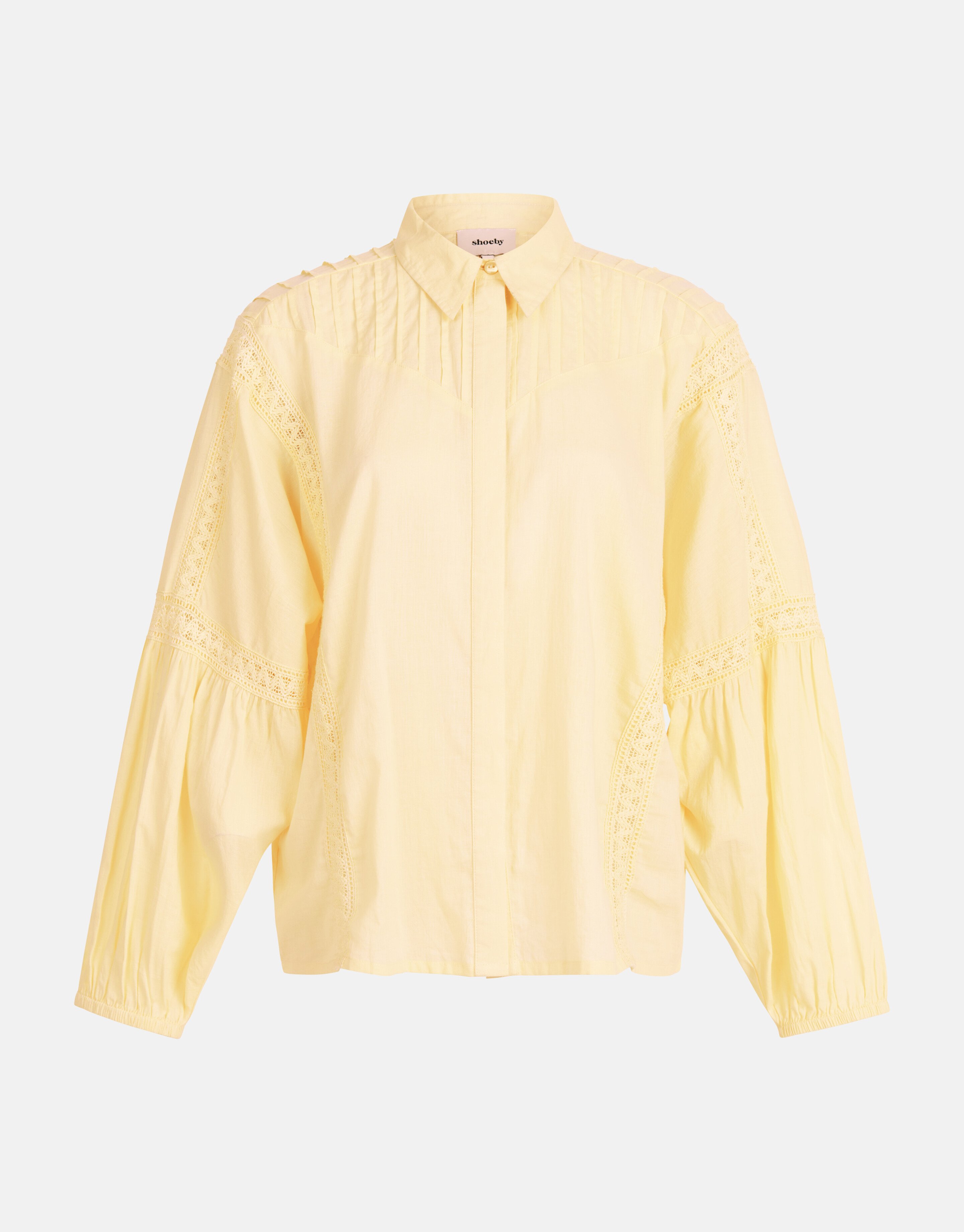 Embroidery Blouse Lichtgeel SHOEBY WOMEN