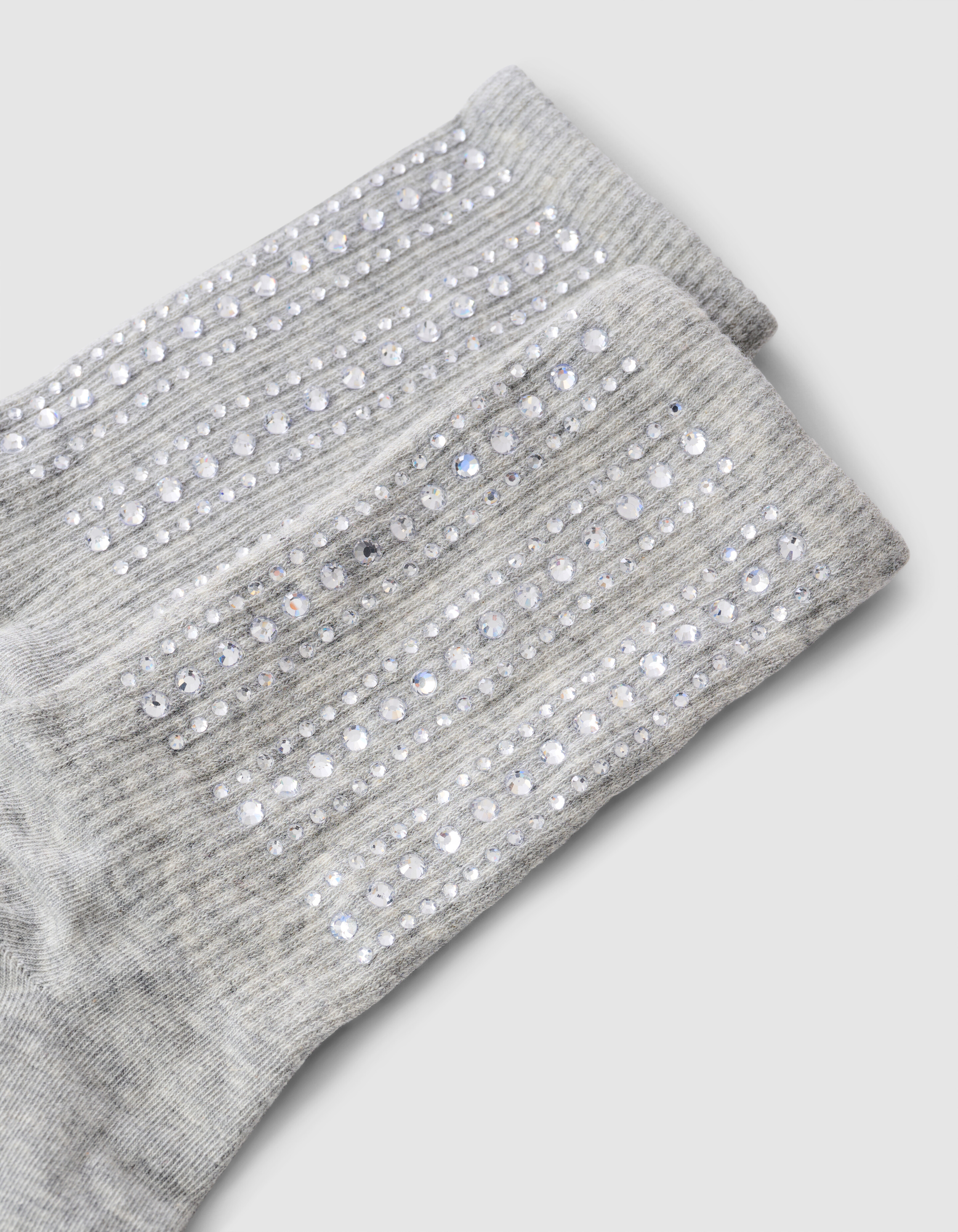 Strass Sok Lichtgrijs SHOEBY ACCESSOIRES