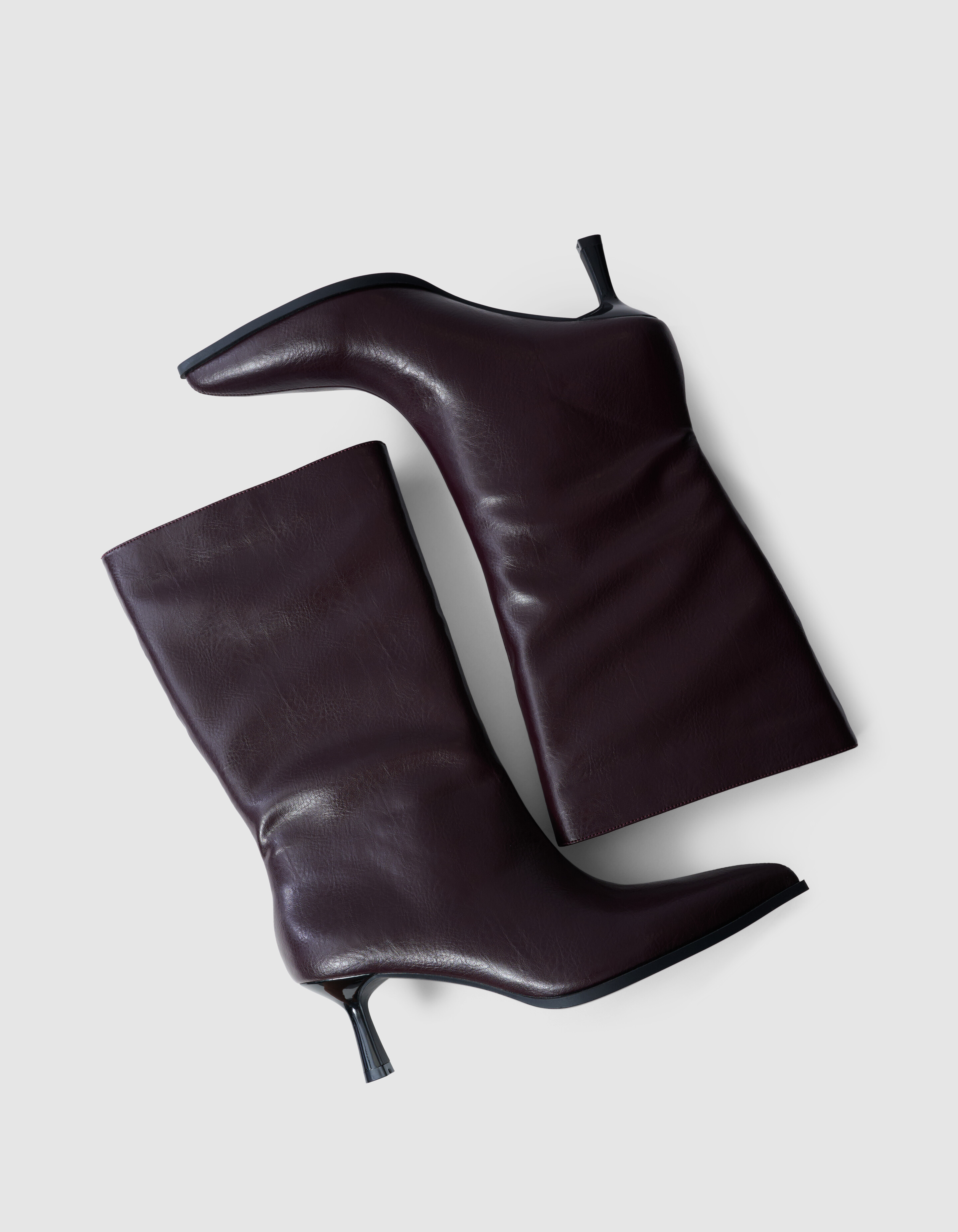 Hoge Laarzen Donkerrood SHOEBY SHOES