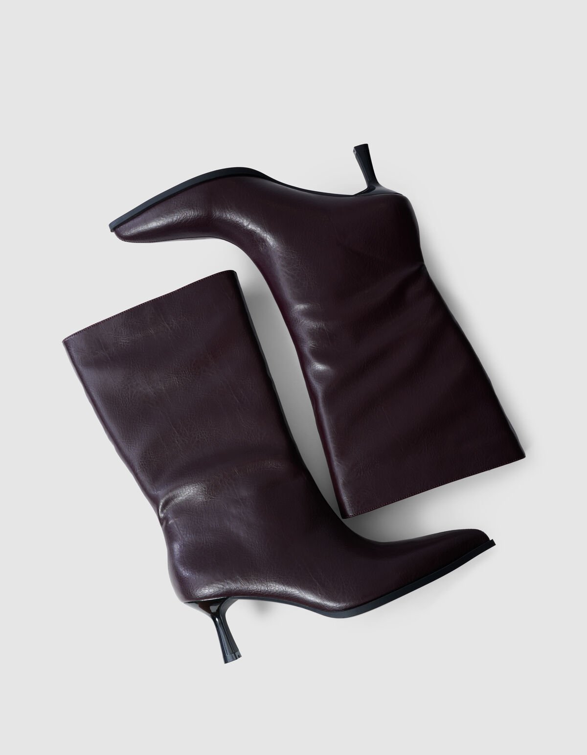 Hoge Laarzen Donkerrood SHOEBY SHOES