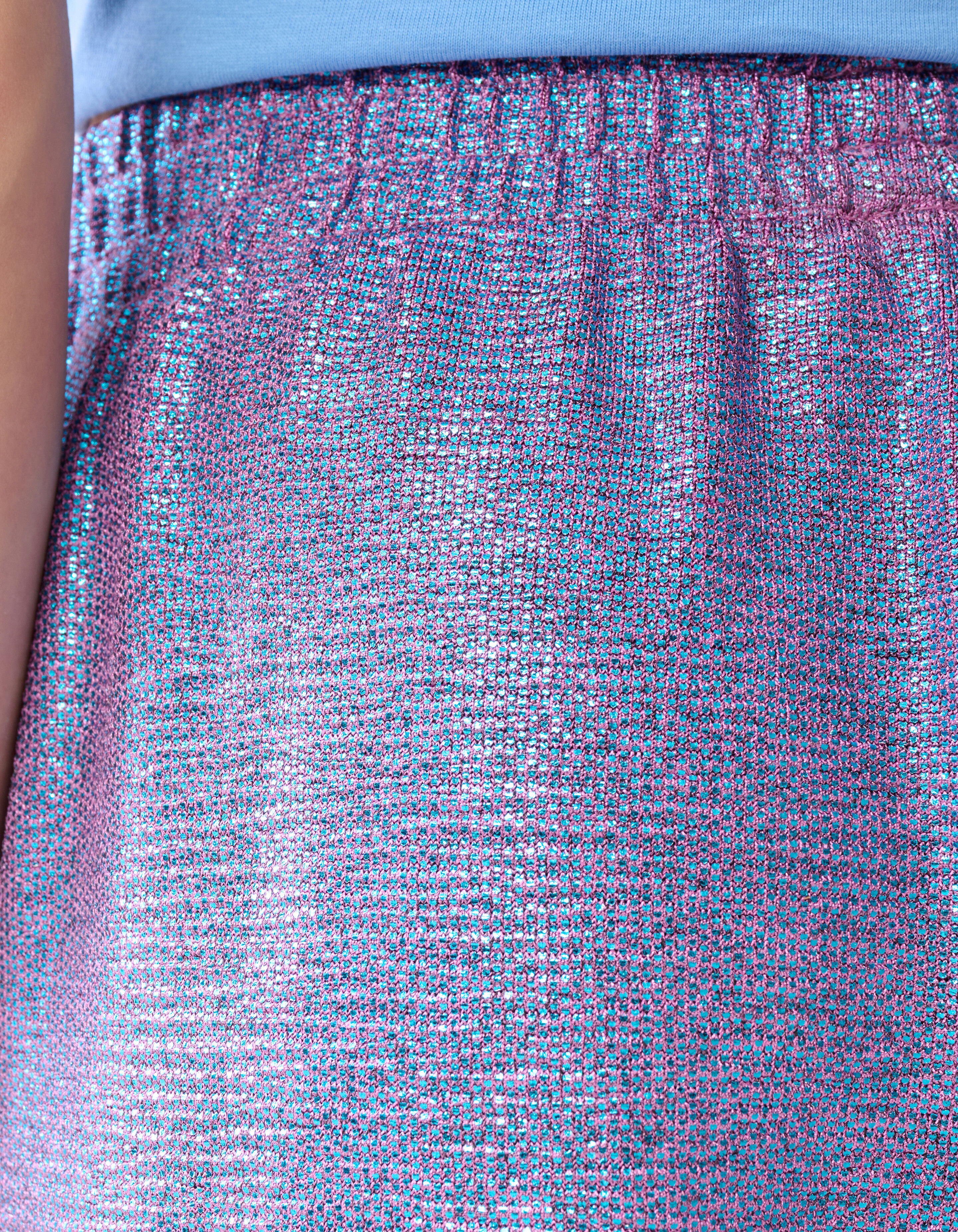 Metallic Wide Leg Broek Paars SHOEBY GIRLS