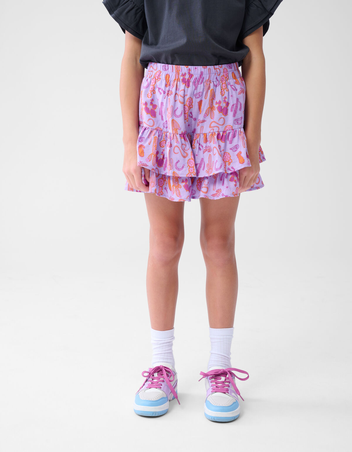 Printed Rok Lichtpaars SHOEBY GIRLS