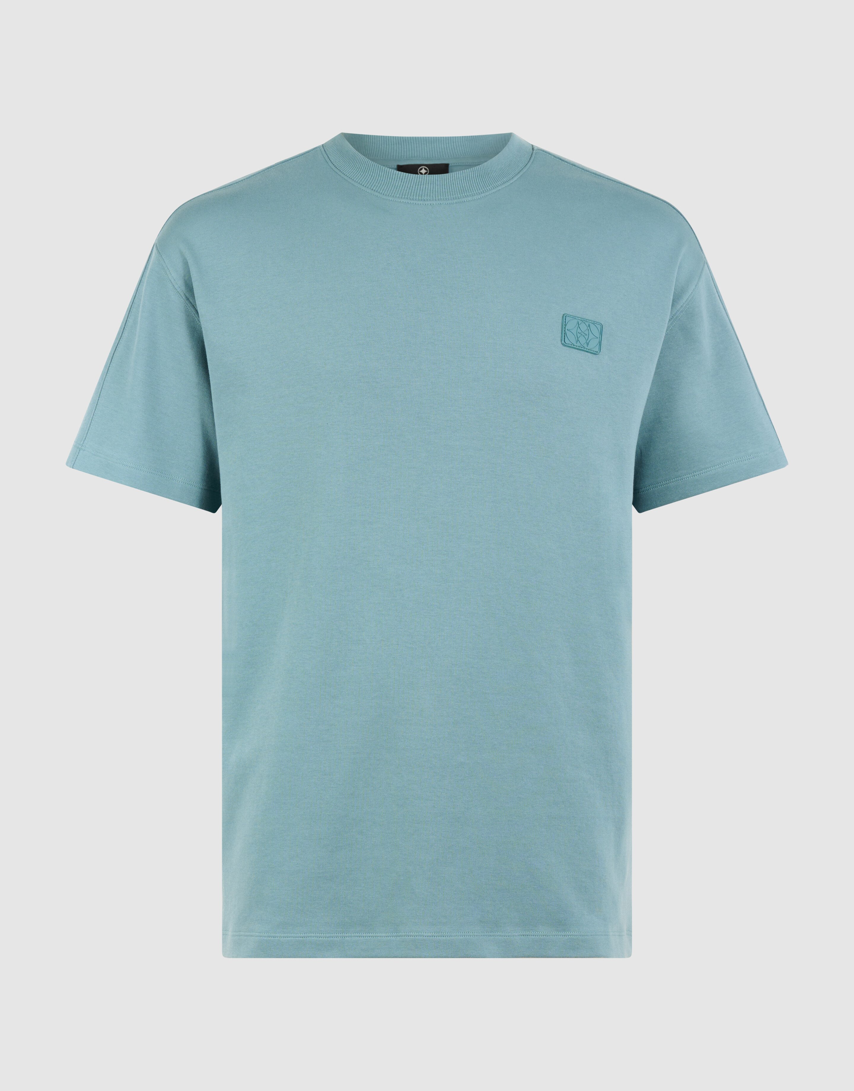 Spark Label T-shirt Blauw SHOEBY MEN
