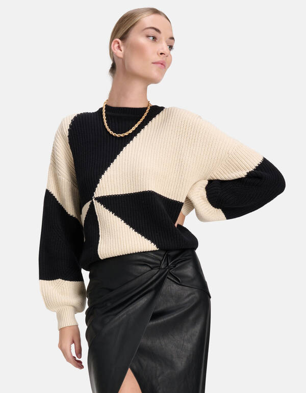 Colorblock Trui By Mieke SHOEBY WOMEN