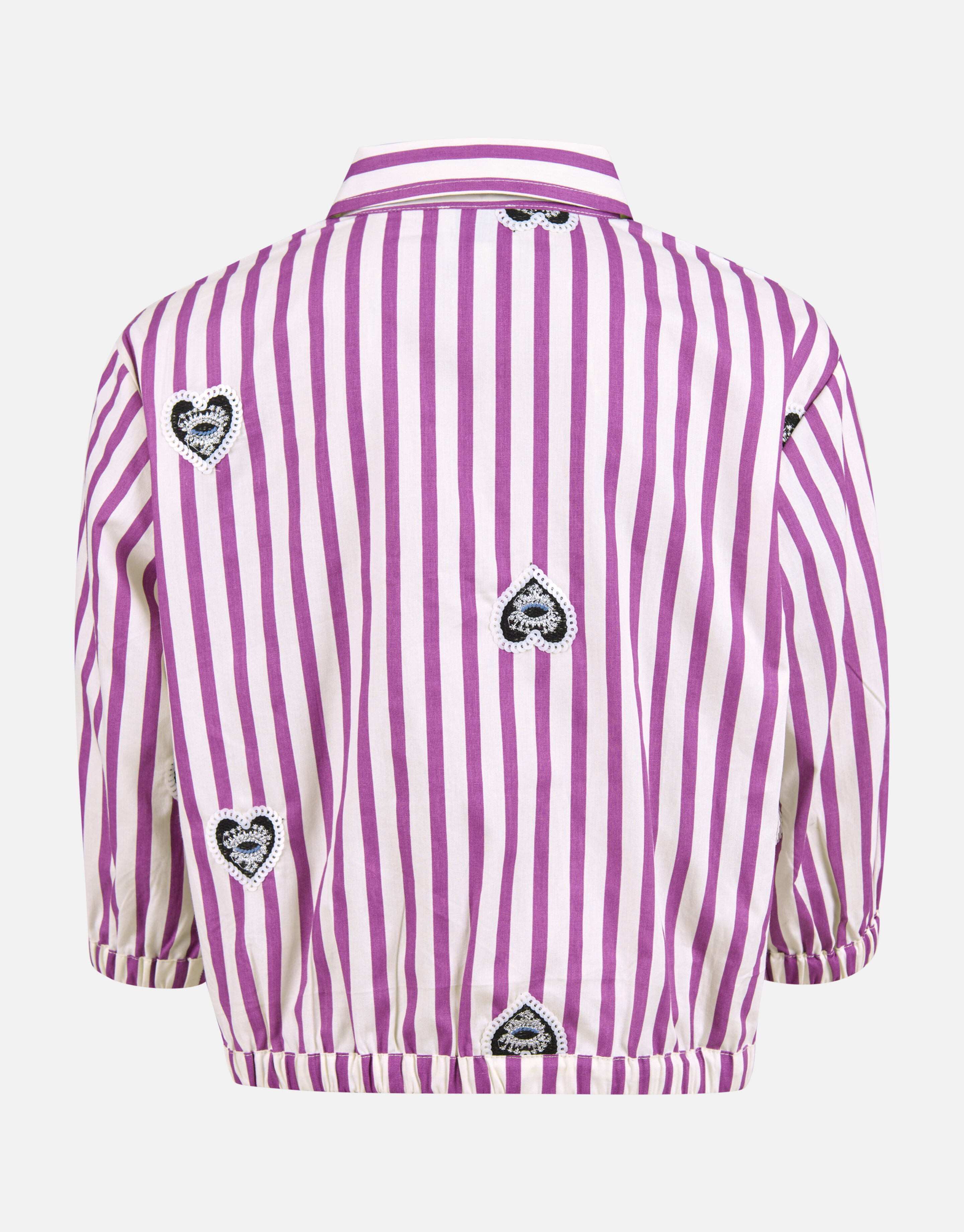 Pinstripe Sequin Blouse Roze SHOEBY GIRLS