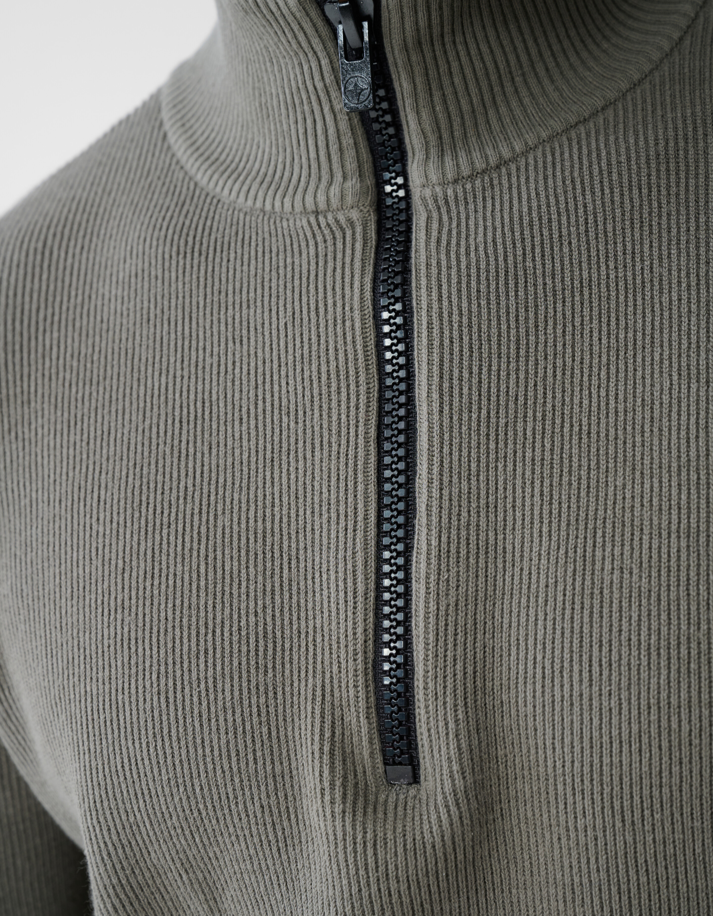 Half Zip Knit Trui Groen SHOEBY MEN