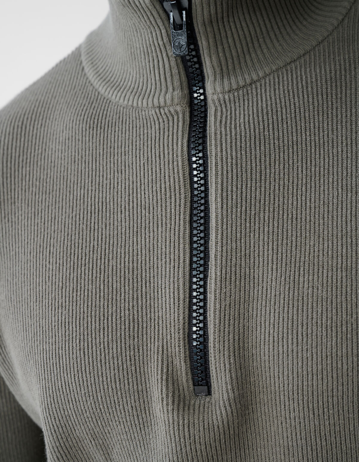 Half Zip Knit Trui Groen SHOEBY MEN